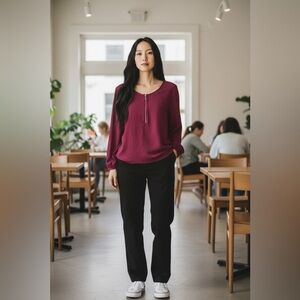 LAUNDRY BY SHELLI SEGAL TUNIC TOP